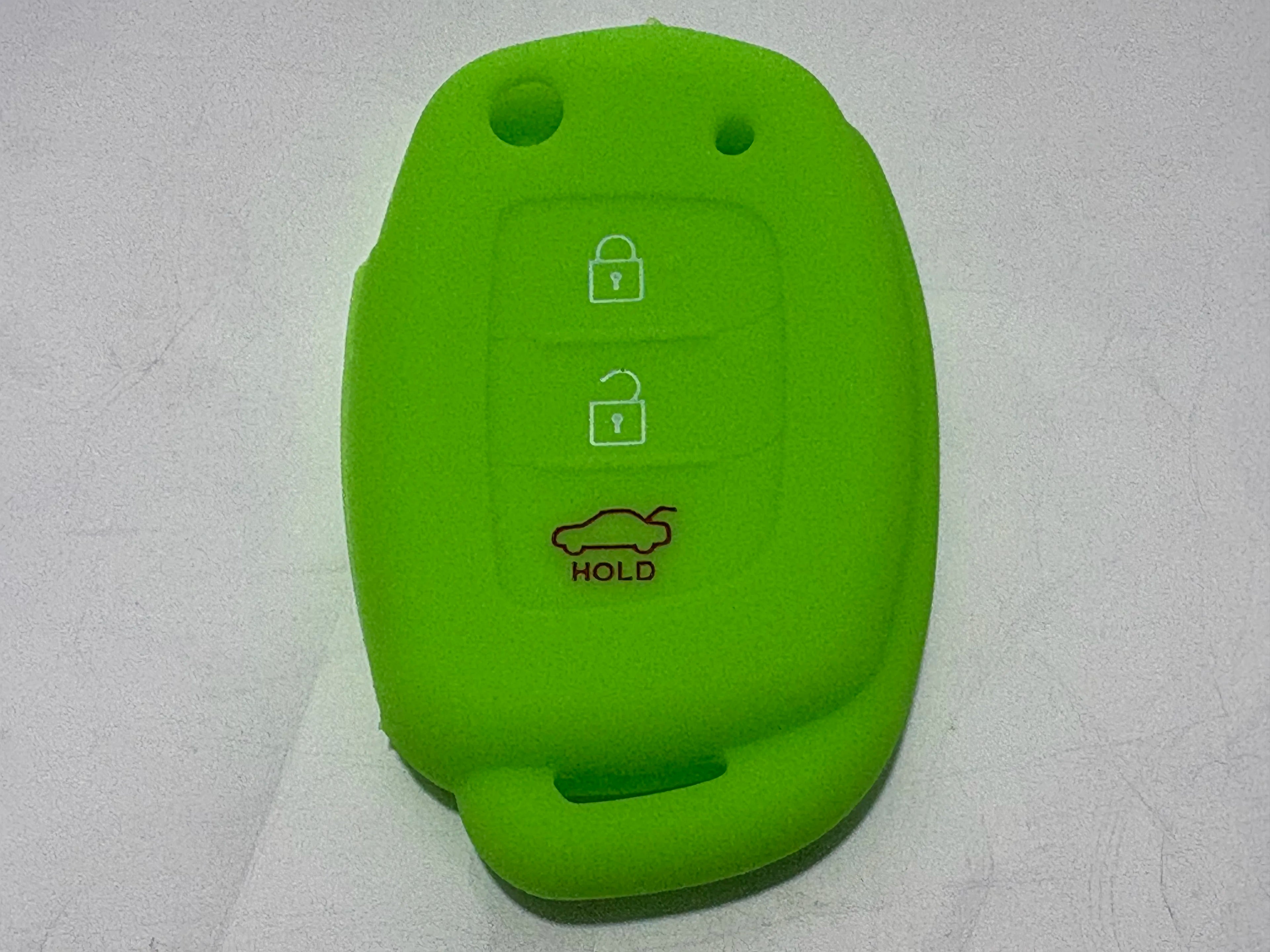 1Pc New Soft Silicone Key Case For Hyundai I20 Santa Fe Flip Remote Cover Shell 3 Buttons Fob Car Styling No Logo Accessories