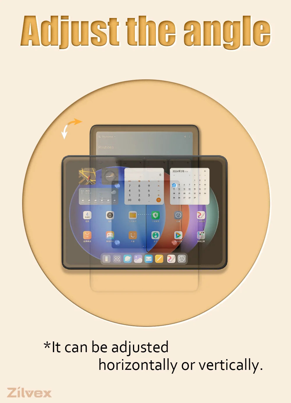 Magnetic Wall Mount with Charging Case for xiaomi redmi pad SE 11inch 18W Quick Charge Strong Magnets  in-Wall