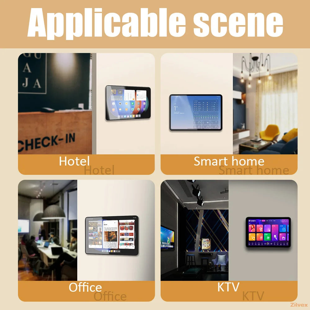 Magnetic Wall Mount with Charging Case for xiaomi redmi pad SE 11inch 18W Quick Charge Strong Magnets  in-Wall